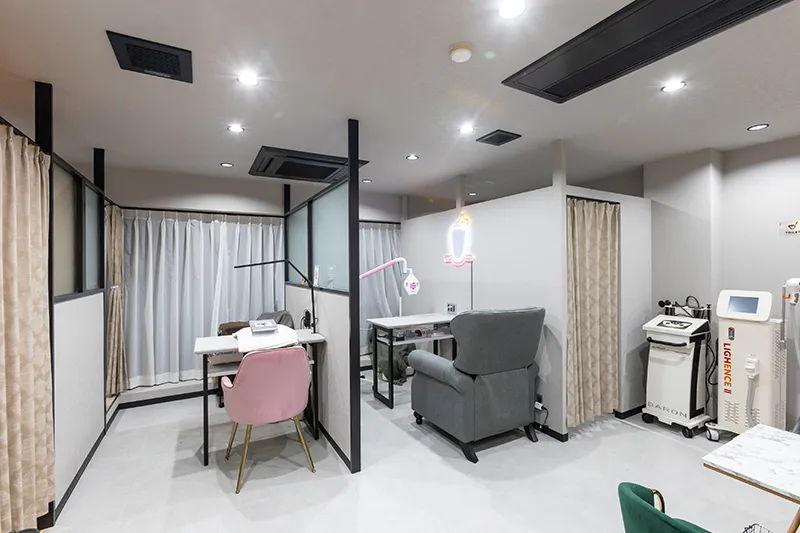 半個室のプライベート空間